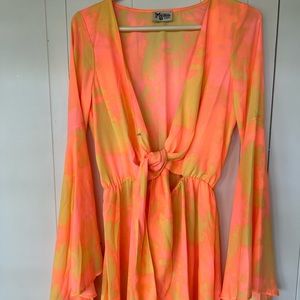 Show me your mumu Tie Dye Romper
